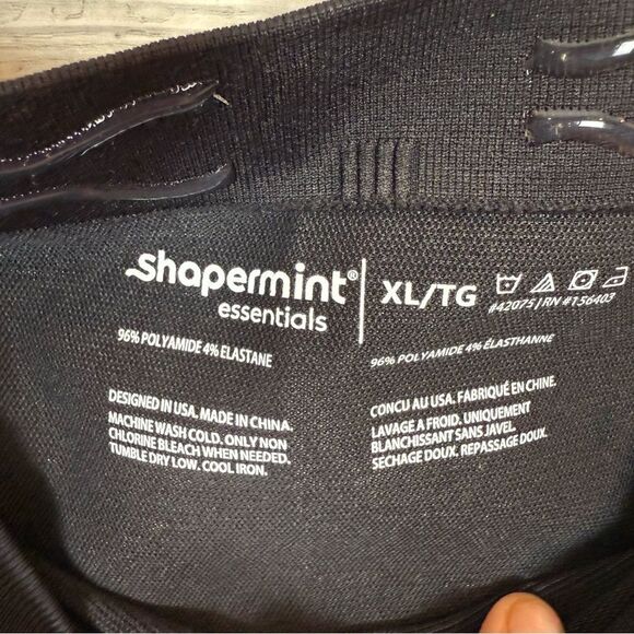 Shapermint Women's Black High-Waisted Leggings - Picture 2 of 5